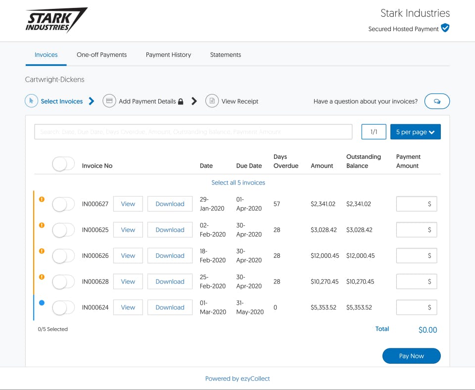 ezyCollect Screenshot 3