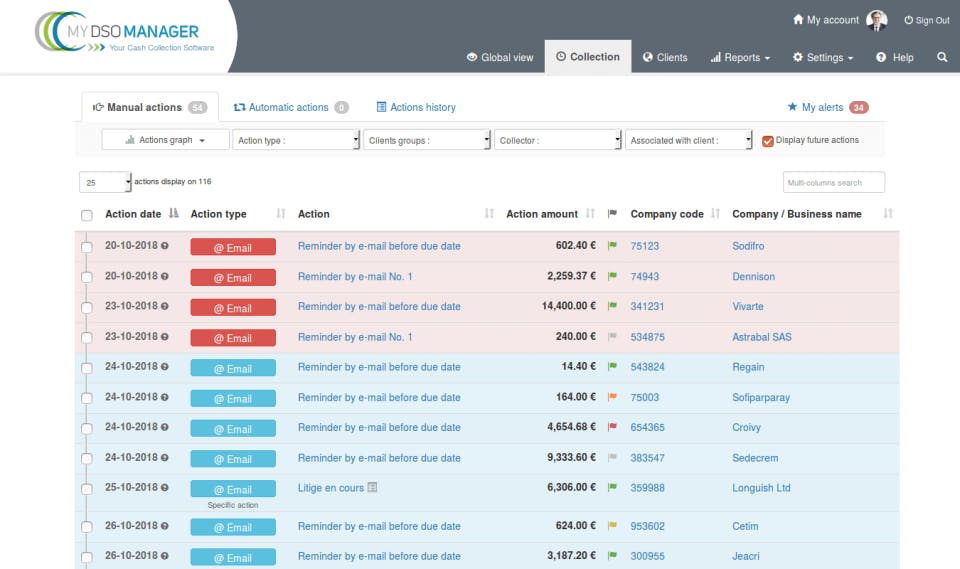 MY DSO MANAGER Screenshot 3