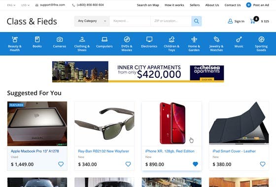 Flynax Classifieds Software Screenshot 1