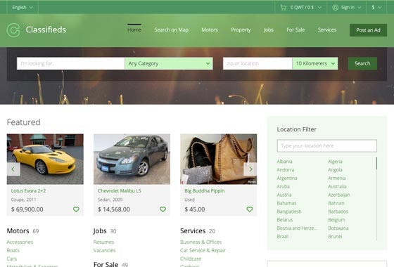 Flynax Classifieds Software Screenshot 2