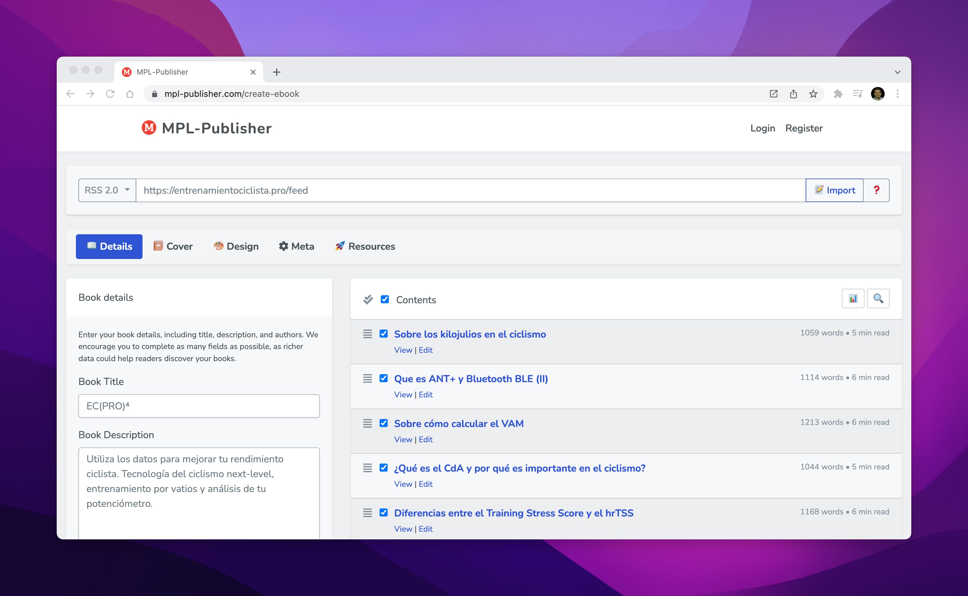 MPL-Publisher Screenshot 1