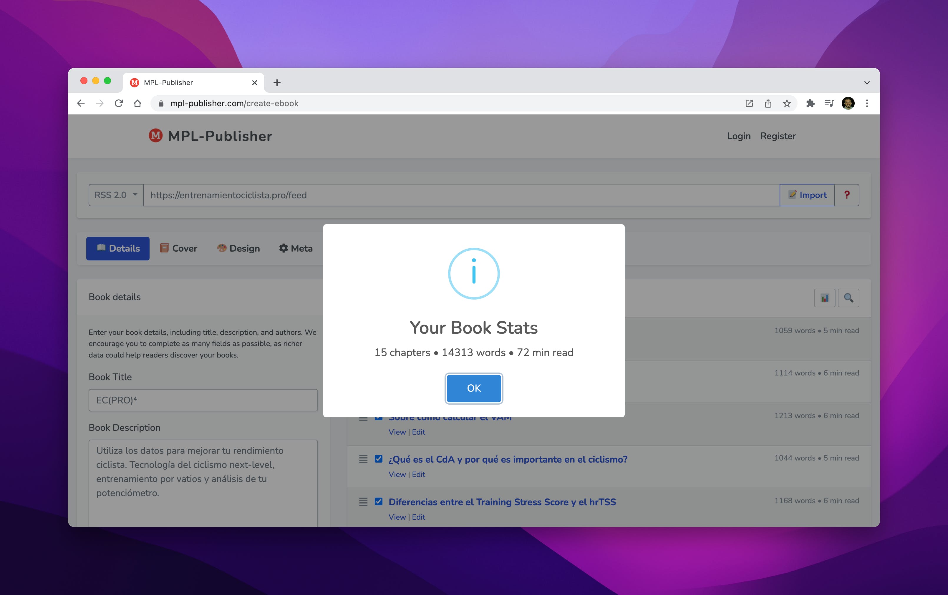 MPL-Publisher Screenshot 2