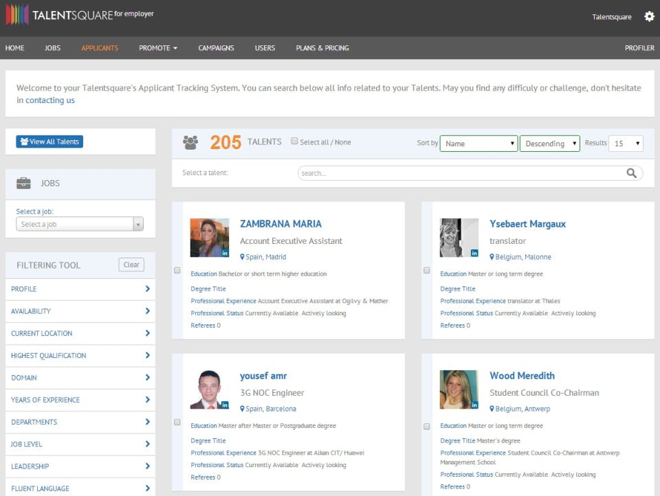 Talentsquare Screenshot 4