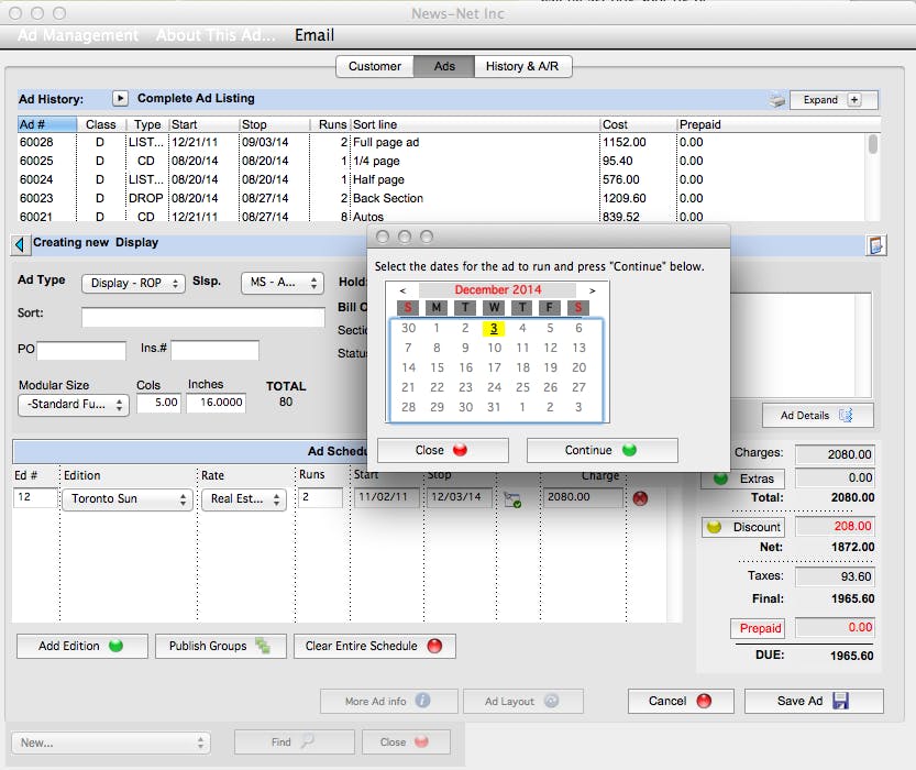 AdWorks Screenshot 2
