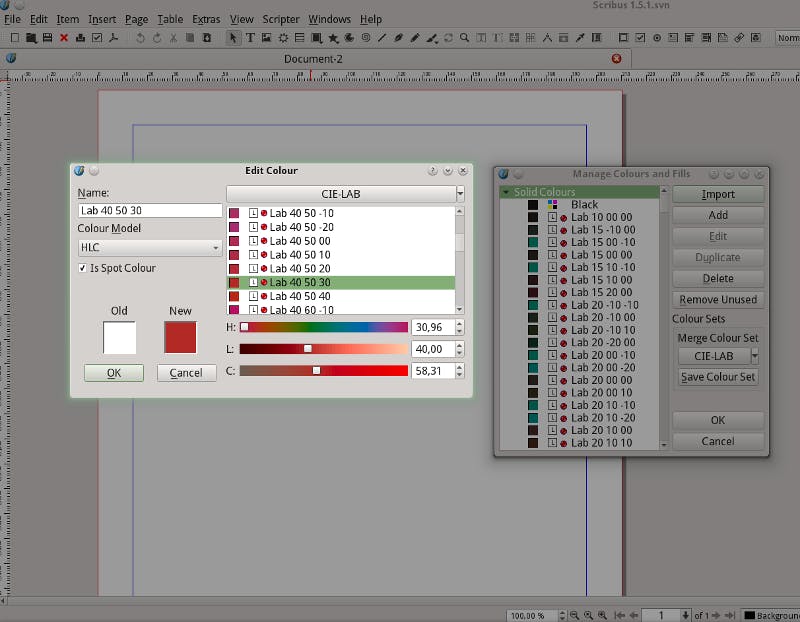 Scribus Screenshot 1