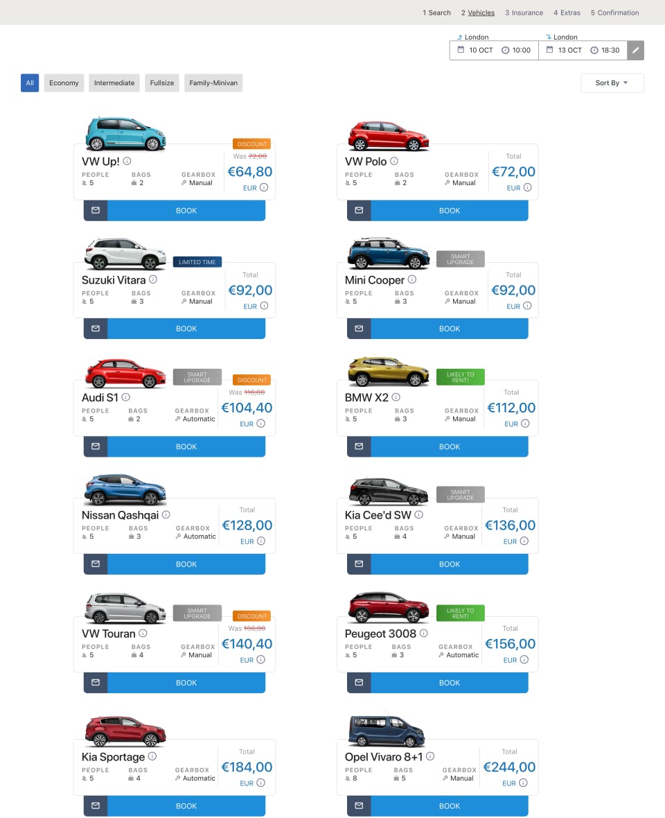 Momentum Rental Screenshot 1