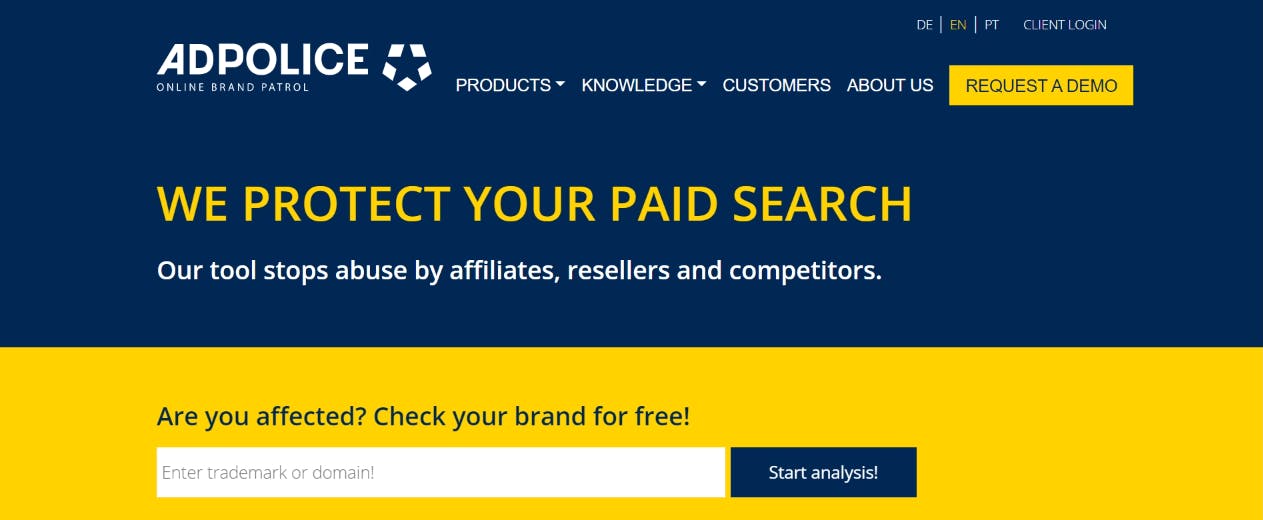 AdPolice BrandProtect Screenshot 1