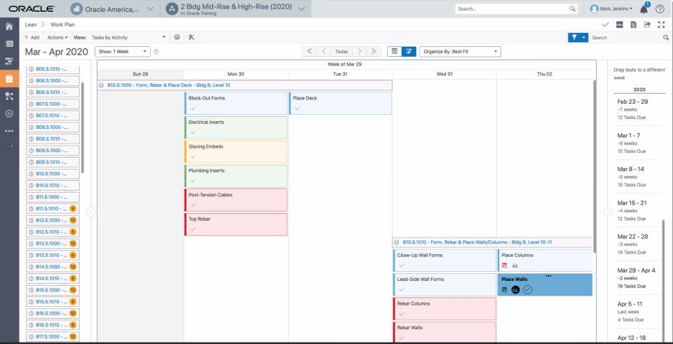 Oracle Primavera Cloud Screenshot 5
