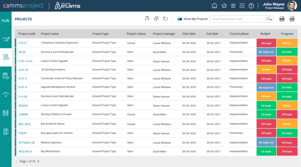 Camms.Project Screenshot 5