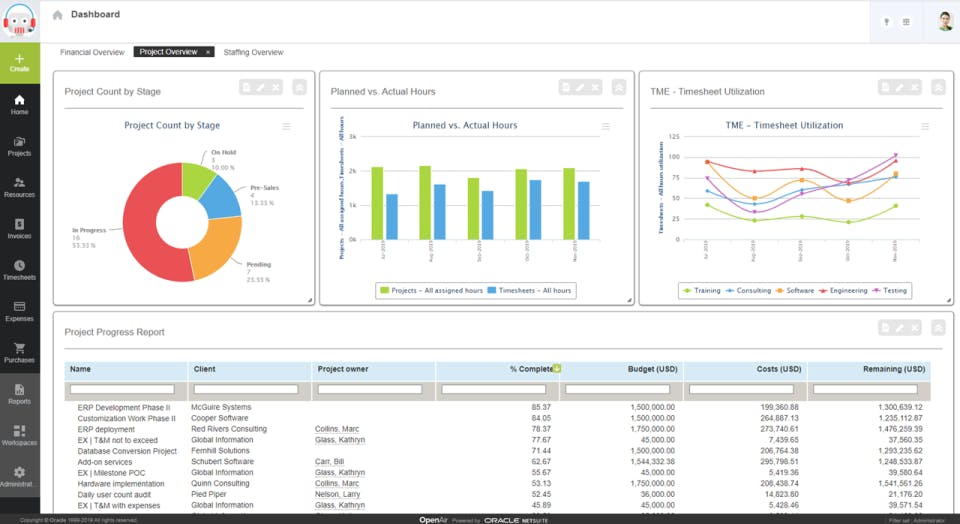 NetSuite OpenAir Screenshot 1
