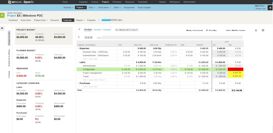 NetSuite OpenAir Screenshot 5