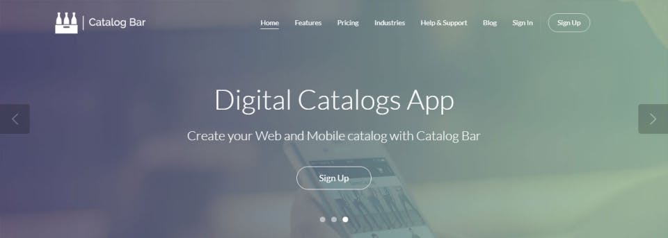Catalog Bar Screenshot 1