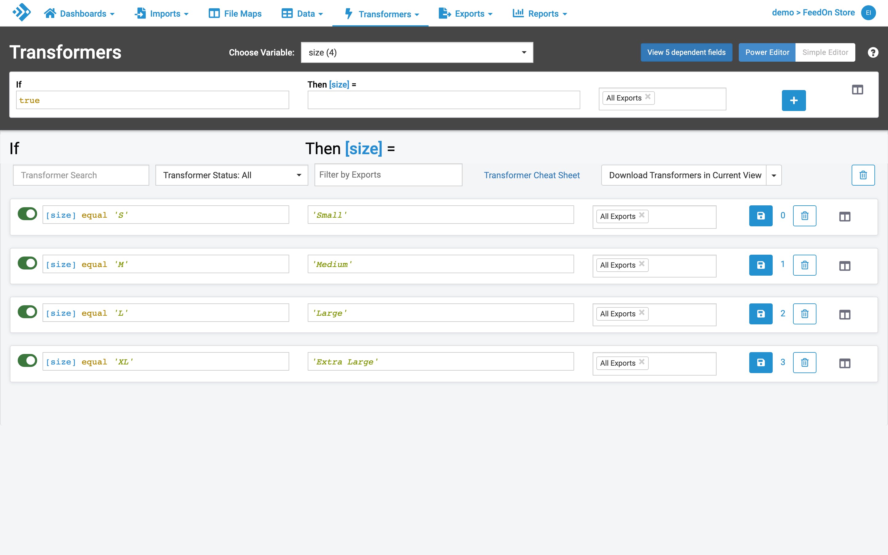 Feedonomics Screenshot 2
