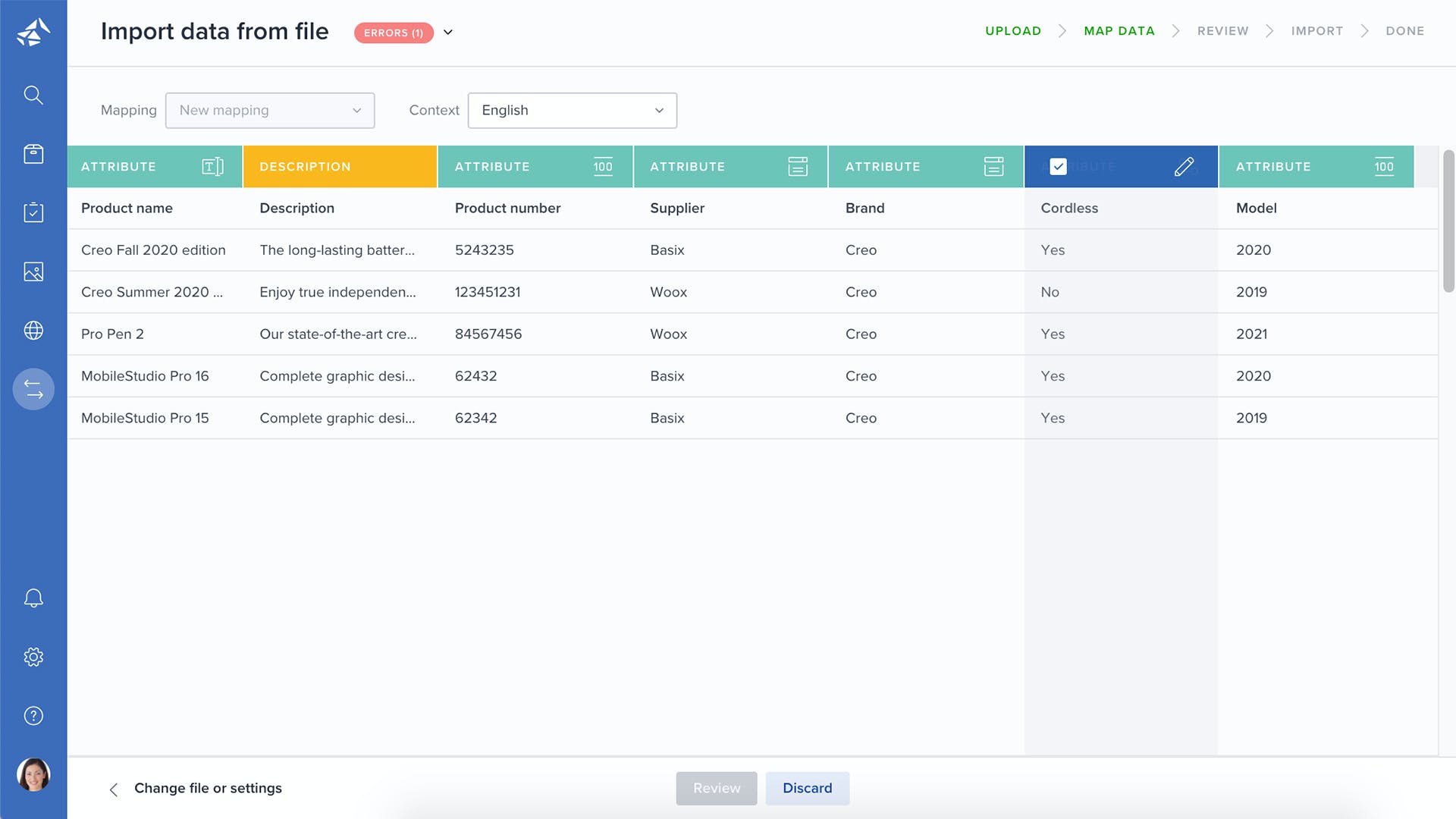 Bluestone PIM Screenshot 3