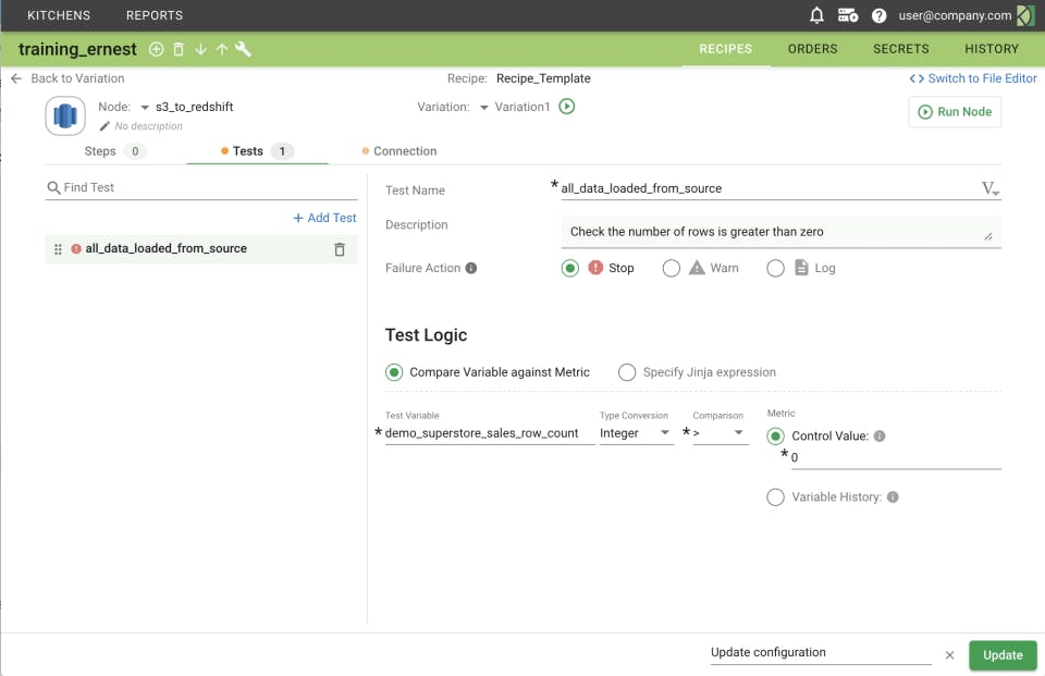 DataKitchen Screenshot 3