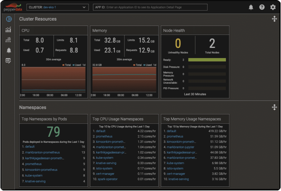 Pepperdata Screenshot 2