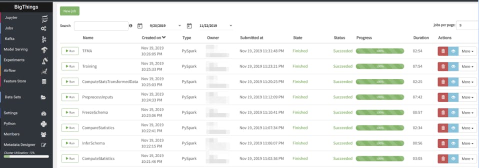Hopsworks Screenshot 1