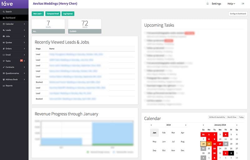 Tave Studio Manager Screenshot 2