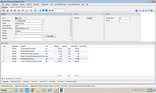 iXpert ERP Screenshot 1