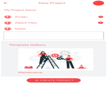 Zace Project Management App Screenshot 2