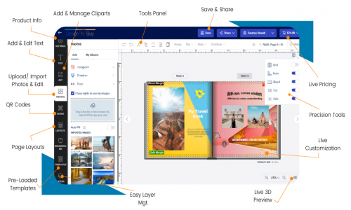 All-in-One Web2Print Software Screenshot 1