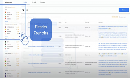 Turkey Import Data Screenshot 1
