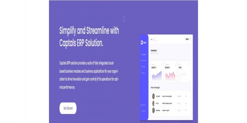 Captals ERP Solution Screenshot 1