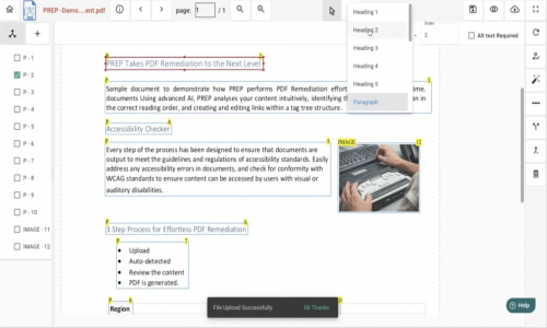 PREP - PDF and Document Remediation Software Screenshot 2