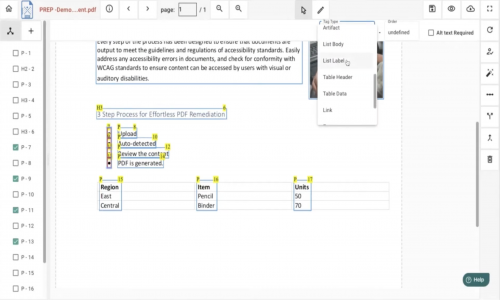PREP - PDF and Document Remediation Software Screenshot 1