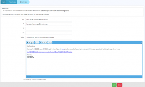 SutiInvoice Screenshot 7