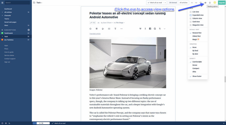 Inoreader Screenshot 4