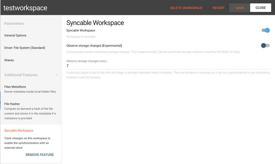 Pydio Screenshot 1