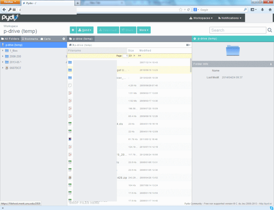 Pydio Screenshot 3