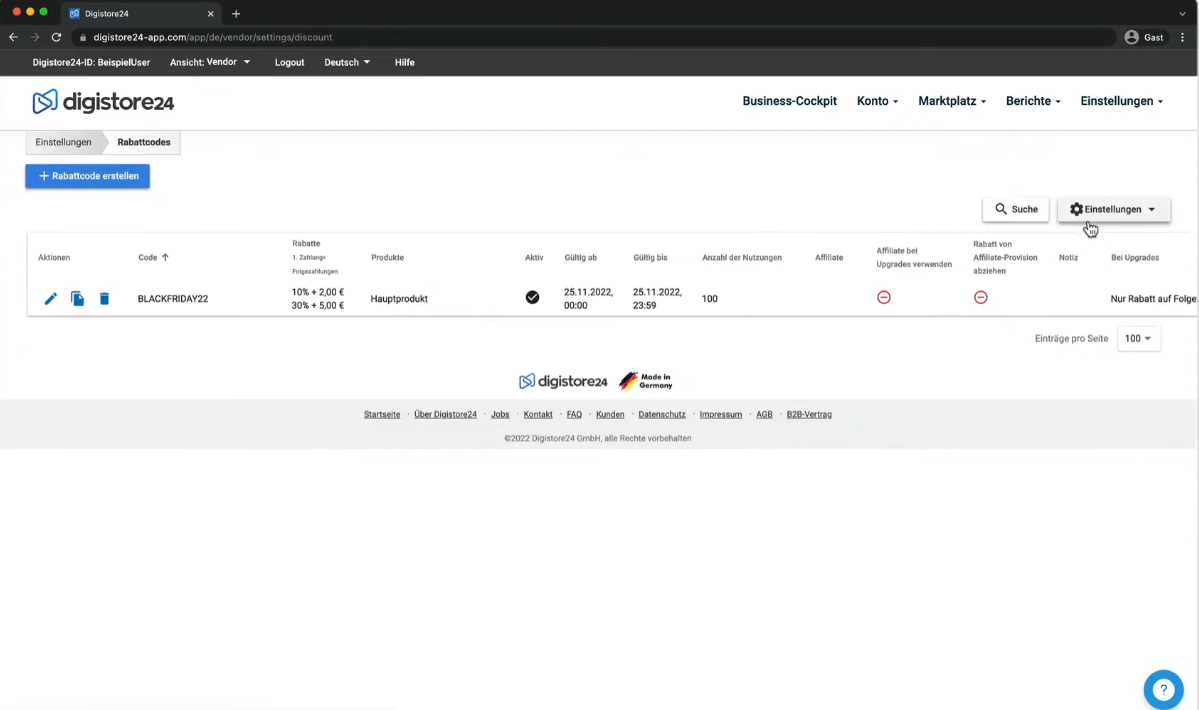 Digistore24 Screenshot 9