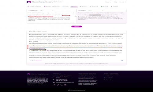 MachineTranslation Screenshot 1