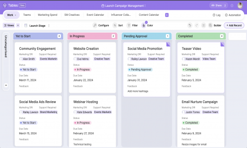 Zoho Tables Screenshot 6