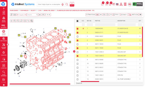 Intellinet Electronic Parts Catalog Software Screenshot 1