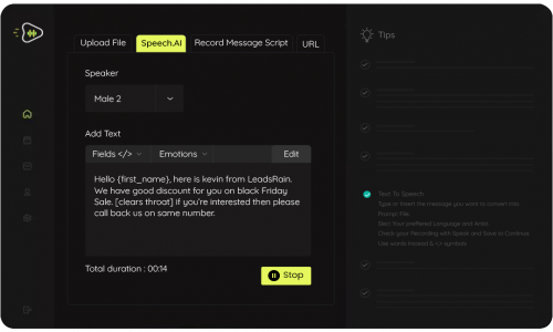 VoiceSend AI Screenshot 2