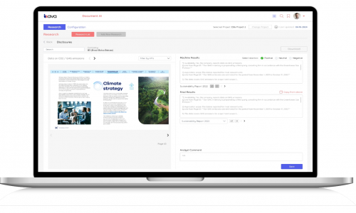 ESG Data Management Software Screenshot 1
