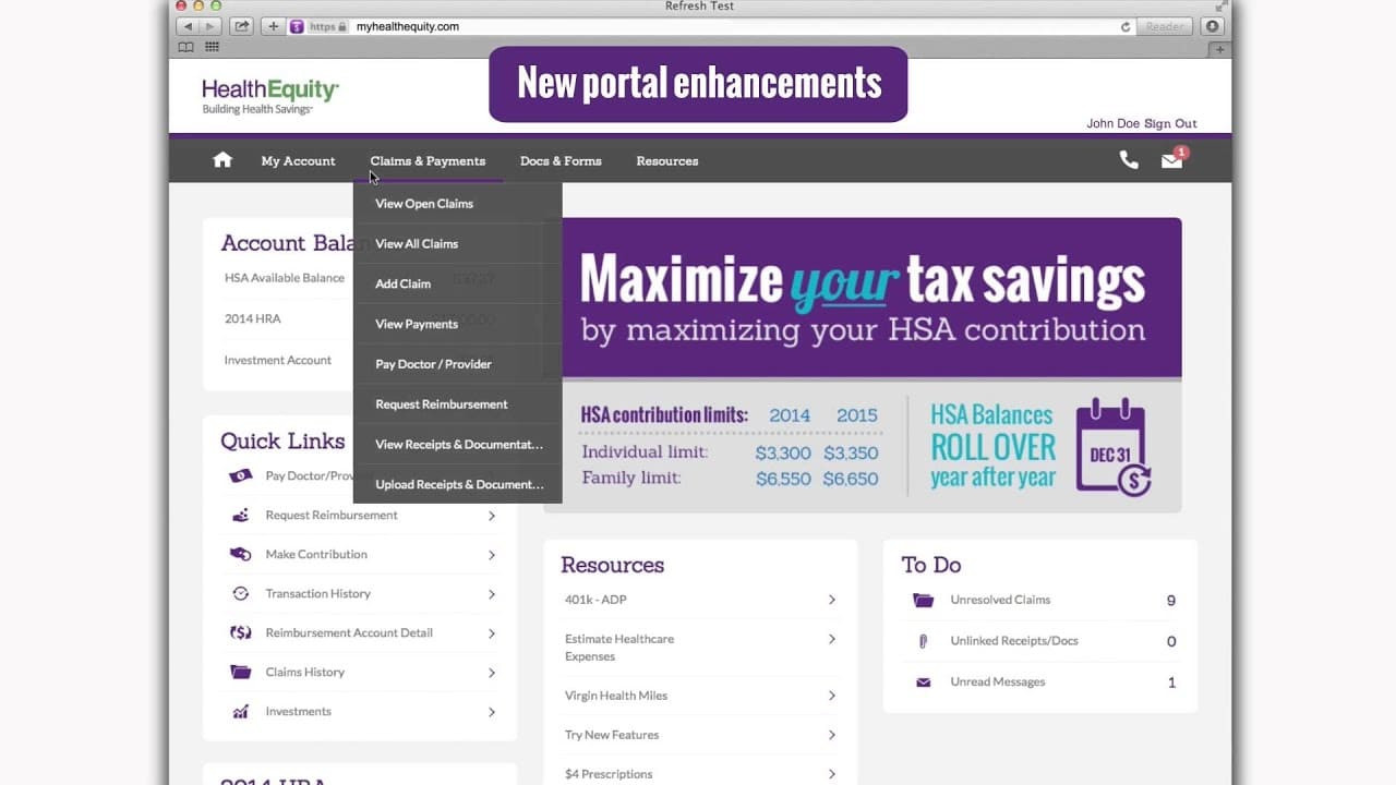 HealthEquity Inc. Screenshot 1
