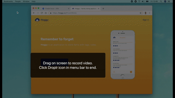 Droplr Screenshot 2
