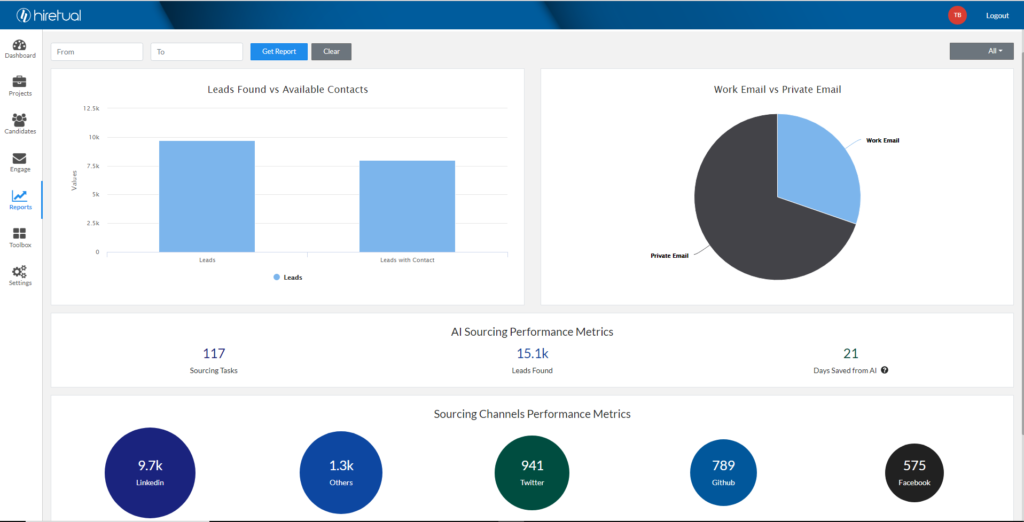Hiretual Screenshot 3