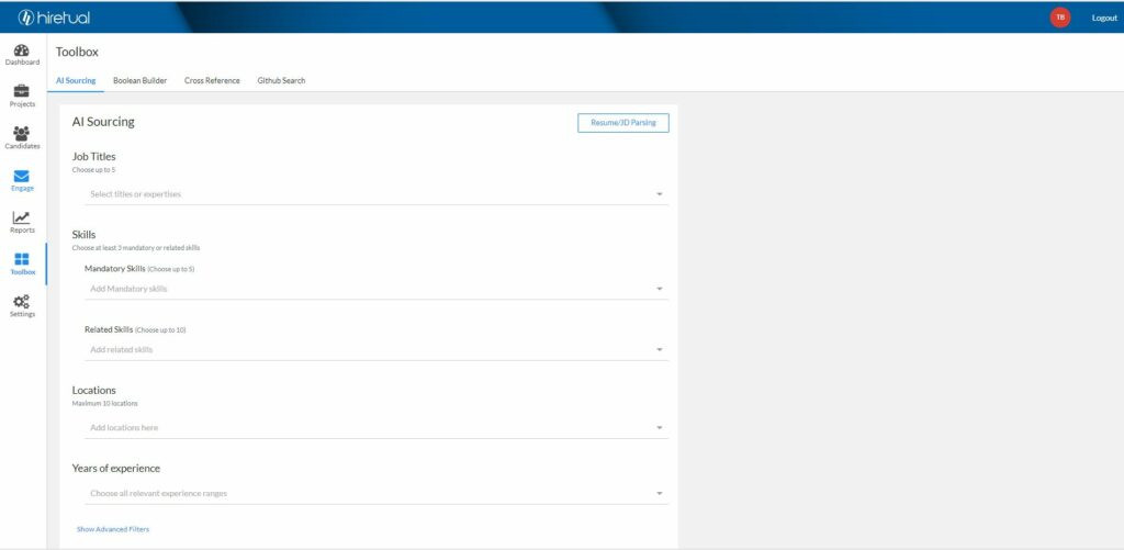 Hiretual Screenshot 4