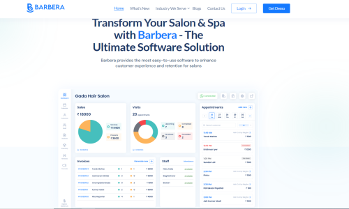 Barbera Salon Software Screenshot 1