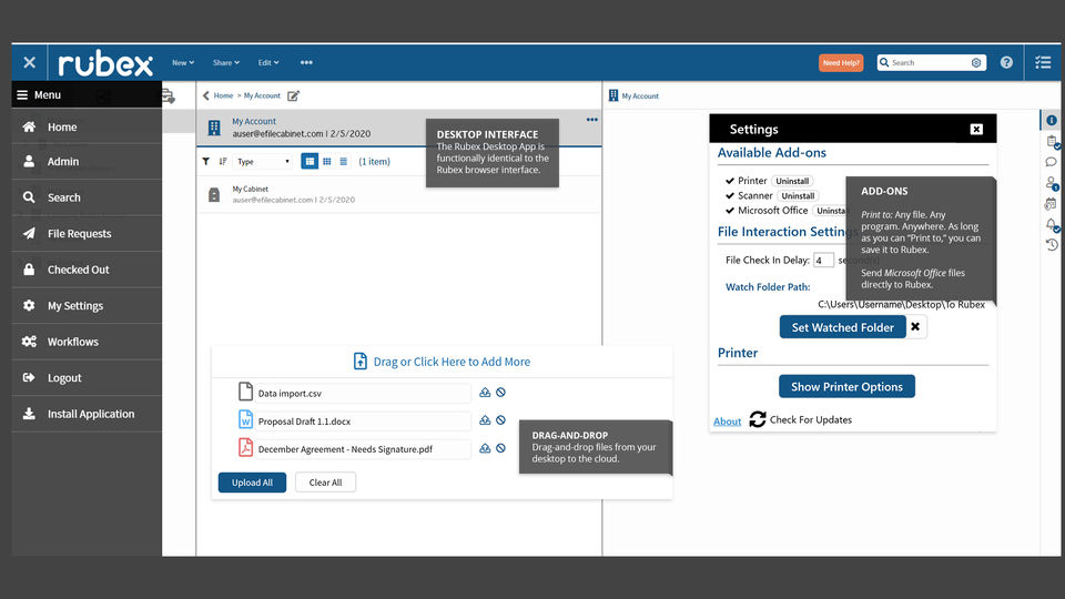 eFileCabinet Screenshot 1