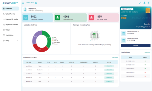 ExactVerify Screenshot 1