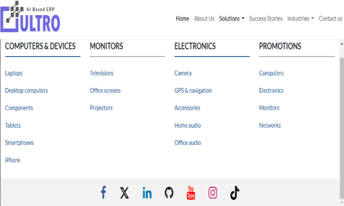 ULTRO ERP Screenshot 1