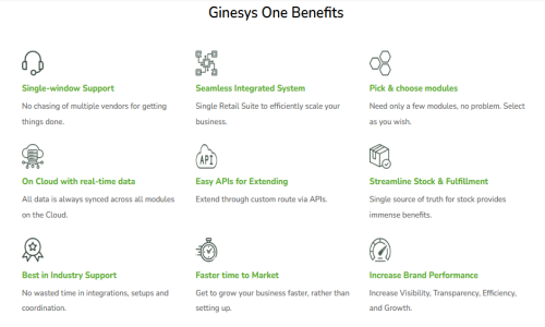 Ginesys One- The Omniretail Suite Screenshot 1