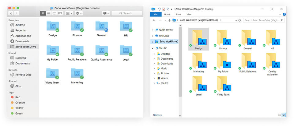 Zoho WorkDrive Screenshot 3