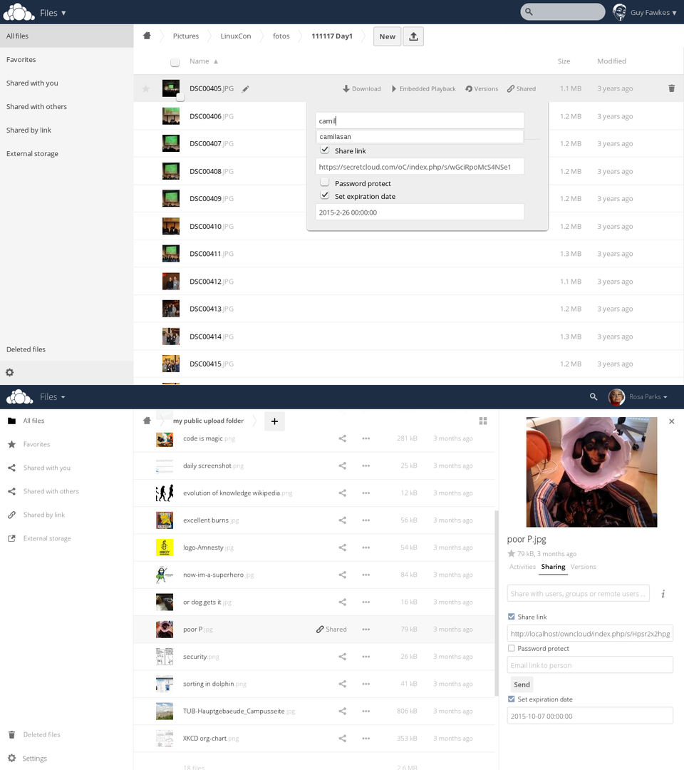 ownCloud Screenshot 4